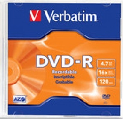 DVD-R VERBATIM CON ESTUCHE